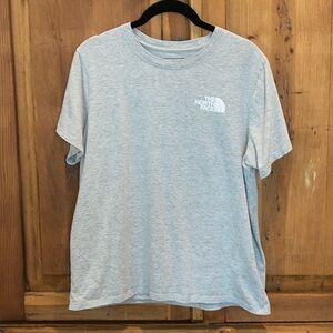 The North Face Gray Logo Short Sleeve T Shirt Sz. L